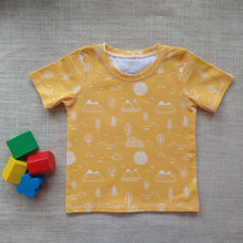 Load image into Gallery viewer, Yellow Mountain Short Sleeve Top & Shorts Set